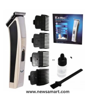 Kemei KM-5017 Rechargeable Hair & Beard Trimmer – Smooth, Precise, and Portable Grooming