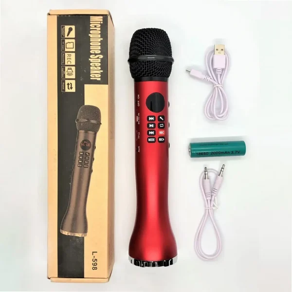 Karaoke L - 598 Bluetooth Microphone Portable