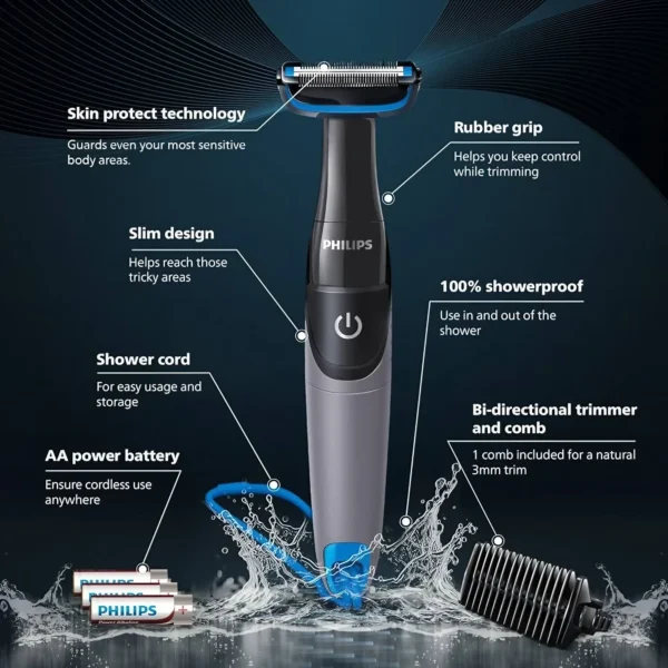 Philips BG1025/15 Shower Proof Body groom Series 1000 for Men - Image 4