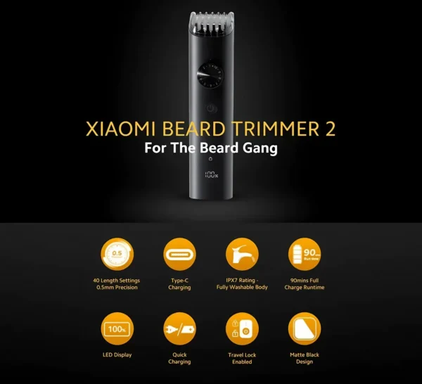 Xiaomi Mi Beard Trimmer 2 Black