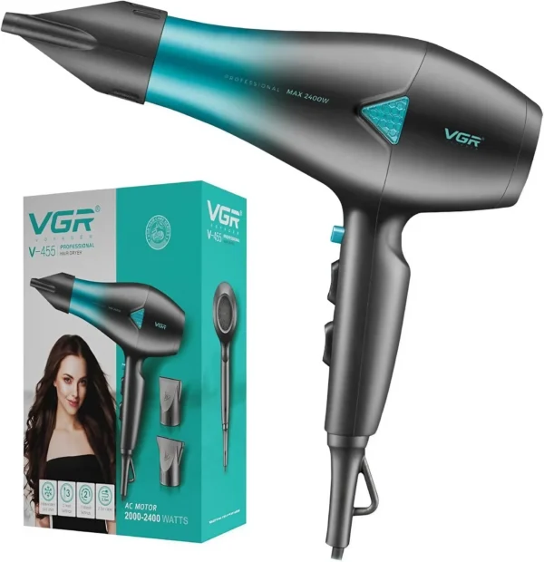 VGR V-455 Essential Dry Care Hair Dryer Salon Series for Women - Image 2