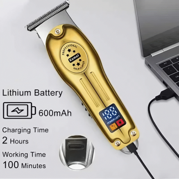 Kemei km-678 USB Charging Electric Hair Trimmer - Image 3
