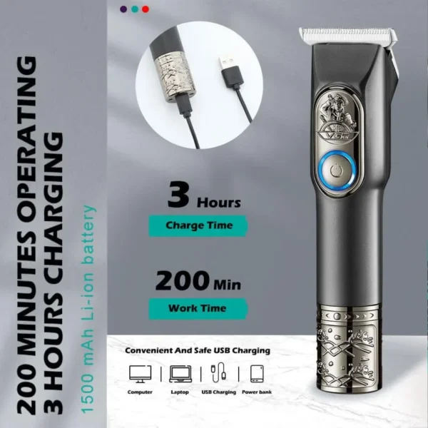 VGR V-963 Cordless Beard Hair Trimmer for Men