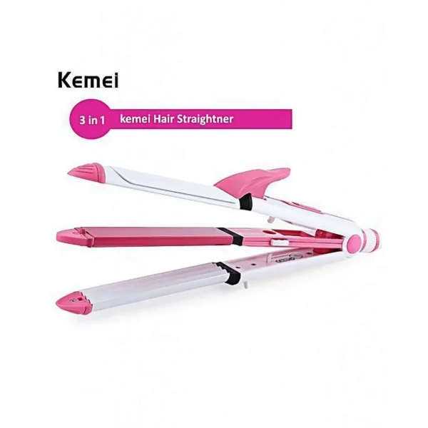 Kemei KM-1291 3 in 1 Professional Wet and Dry Hair Straightener