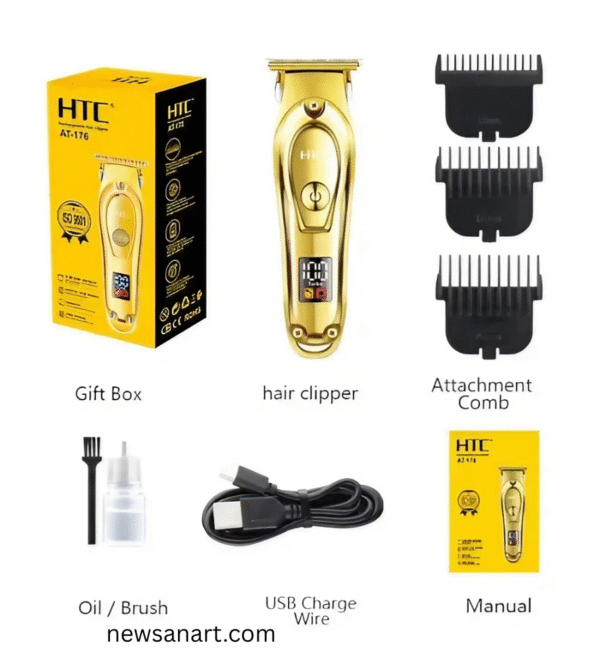 HTC AT-176 Beard Trimmer and Hair Clipper for Men