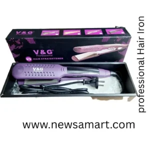 V&G V3 Professional Fast Warm-up Tourmaline wide Ceramic Heating Plate Thermal Performance Hair Straightener Styling Iron Tool