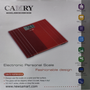 Camry EB9383 Electronic Personal & Professional Weight Scale(7kg to 180 kg)