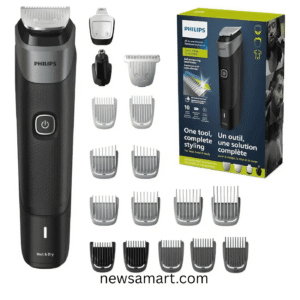 🔍 Philips MG5910/28 Complete Grooming SolutionPhilips MG5910/28 Grooming kit for menPhilips MG5910/28 all in on Grooming SolutionPhilips MG5910/28 Trimmer Price in Bangladesh Philips MG5910/28 Complete Grooming SolutionPhilips MG5910/28 Grooming kit for menPhilips MG5910/28 all in on Grooming SolutionPhilips MG5910/28 Trimmer Price in Bangladesh Philips MG5910/28 All-in-One Grooming Kit for Men Philips MG5910/28 ট্রিমারটি সব ধরনের গ্রুমিংয়ের জন্য আদর্শ। শক্তিশালী ব্যাটারি, সেল্ফ-শার্পেনিং ব্লেড, এবং সম্পূর্ণ ওয়াশেবল ডিজাইন – এই ট্রিমারটি সহজ, আরামদায়ক ও কম-মেইনটেনেন্সে সেরা গ্রুমিং সলিউশন। Warranty: 1 year 7200 Tk Minus Quantity - Philips MG5910/28 All-in-One Grooming Kit for Men quantity 1 Plus Quantity + Add to cartBuy Now 🏷️ ব্র্যান্ড: Philips 🤝 সার্ভিস ওয়ারেন্টি 🥇 ১০০% অরিজিনাল পণ্য 🚚 সমগ্র বাংলাদেশে হোম ডেলিভারি 📦অর্ডার করাতে "Buy Now" বাটনে ক্লিক করে আপনার নাম, ফোন নম্বর, এরিয়া এবং সম্পূর্ণ ঠিকানা দিয়ে "Place Order" বাটনে ক্লিক করুন। Description Additional information Philips MG5910/28 Complete Grooming Solution – All-in-One Trimmer in Bangladesh Get complete face, hair, and body grooming in one powerful kit. The Philips MG5910/28 is a high-performance trimmer with durable self-sharpening steel blades, long-lasting 3-hour battery, and multiple styling attachments. Perfect for men who want effortless grooming with professional results. ✅ 100% Original Oraimo Product 🚚 Cash on Home Delivery – Anywhere in Bangladesh 🛡️ Service Warranty Available 💰 Best Price Guarantee Philips MG5910/28 Trimmer