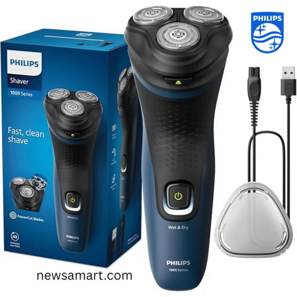 Philips S1151/03 Wet & Dry Electric Shaver 1000 Series for Men