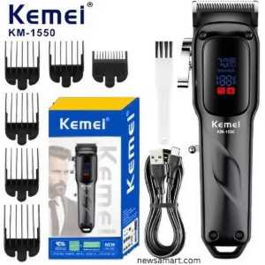 Kemei KM-1550 Professional Hair Clipper and Beard Trimmer Salon Series for Men