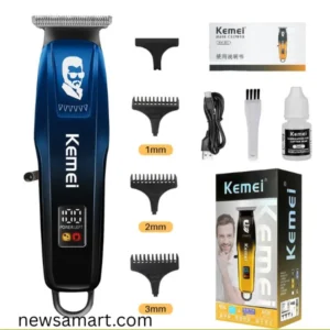 Kemei KM-J03 Cordless Hair Clipper And Trimmer For Men