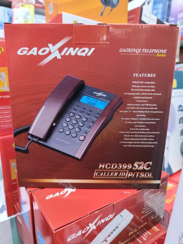 Gaoxinqi HCD399 52C P/TSDL LCD Display Corded Telephone - Image 2