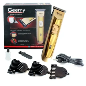 GEEMY GM-6028 Rechargeable Stainless Steel Blade Hair and Beard Trimmer For Men