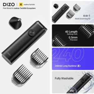 Dizo Trimmer Kit 4-in-1 Multi-Grooming Kit DT2126