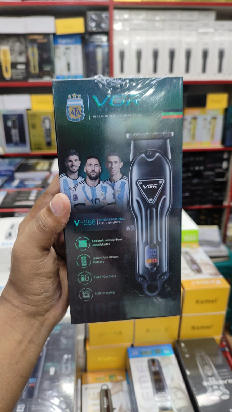 VGR V-298 Professional Hair Trimmer for Men - Image 3